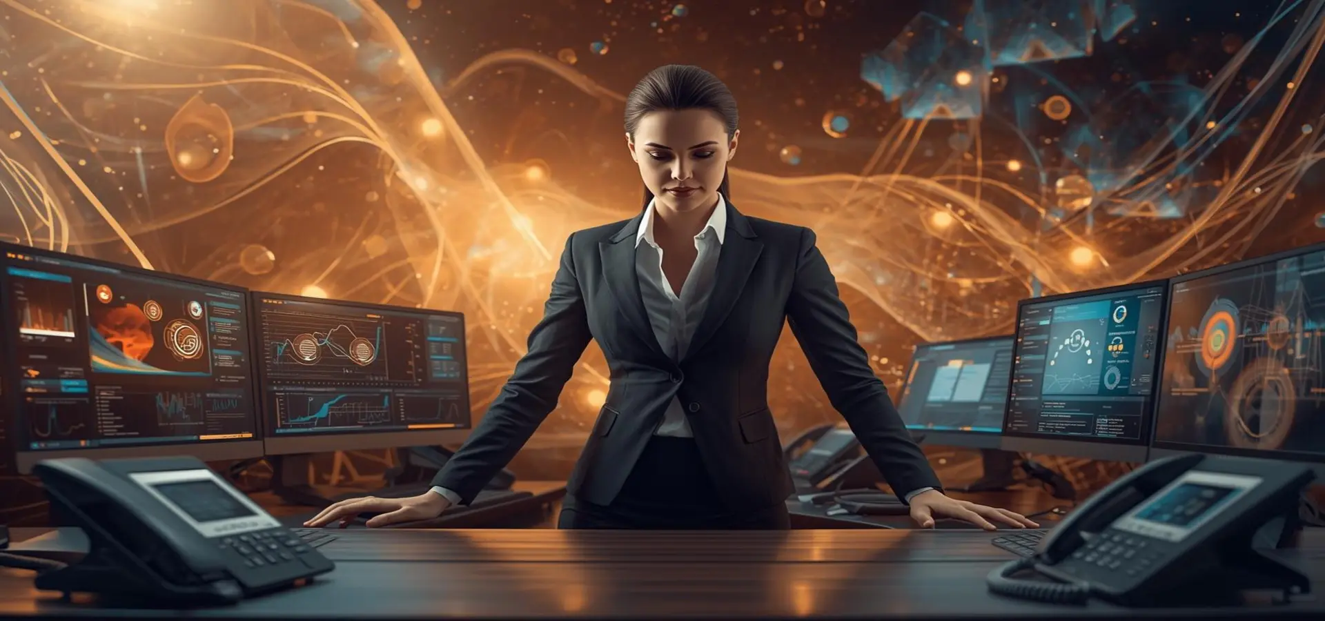 A Telecommunication executive with Call Center Systems