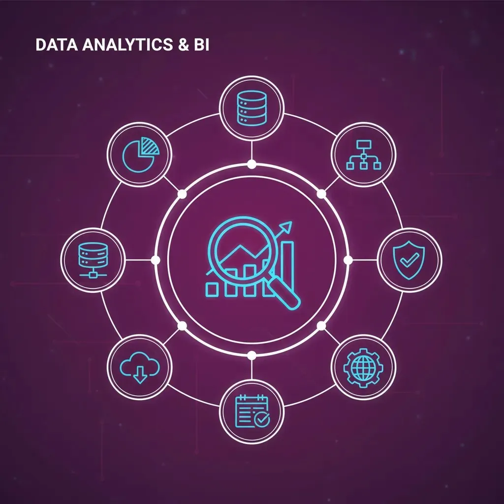 Dashboard and analytics visualization illustration