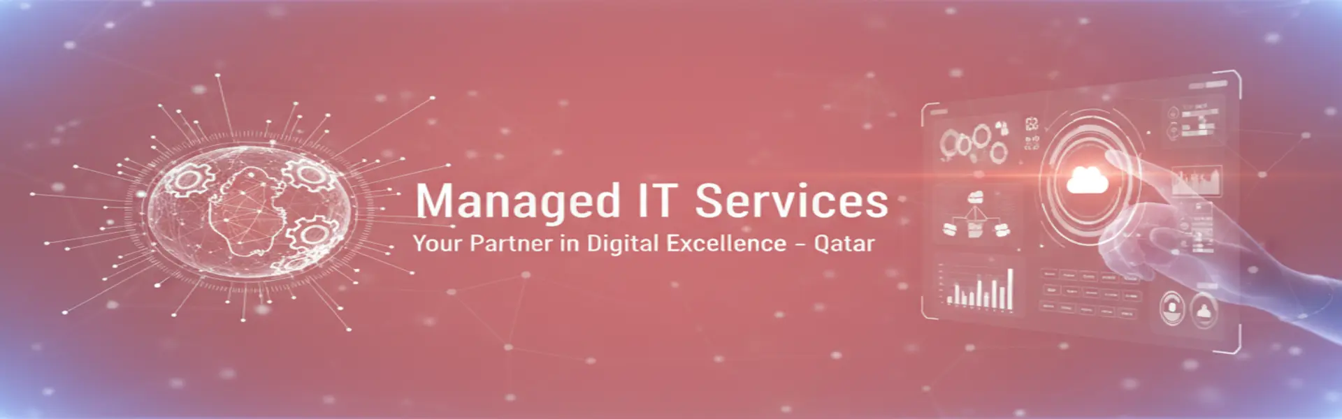 Managed IT Services — a team of IT professionals monitoring network health on a large screen